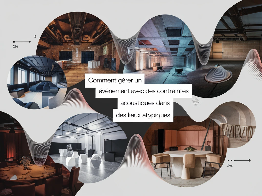 Comment gérer un événement avec des contraintes acoustiques dans des lieux atypiques