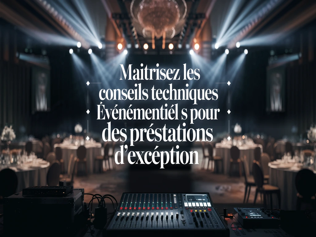 Maîtrisez les Conseils Techniques Événementiels pour des Prestations d'Exception