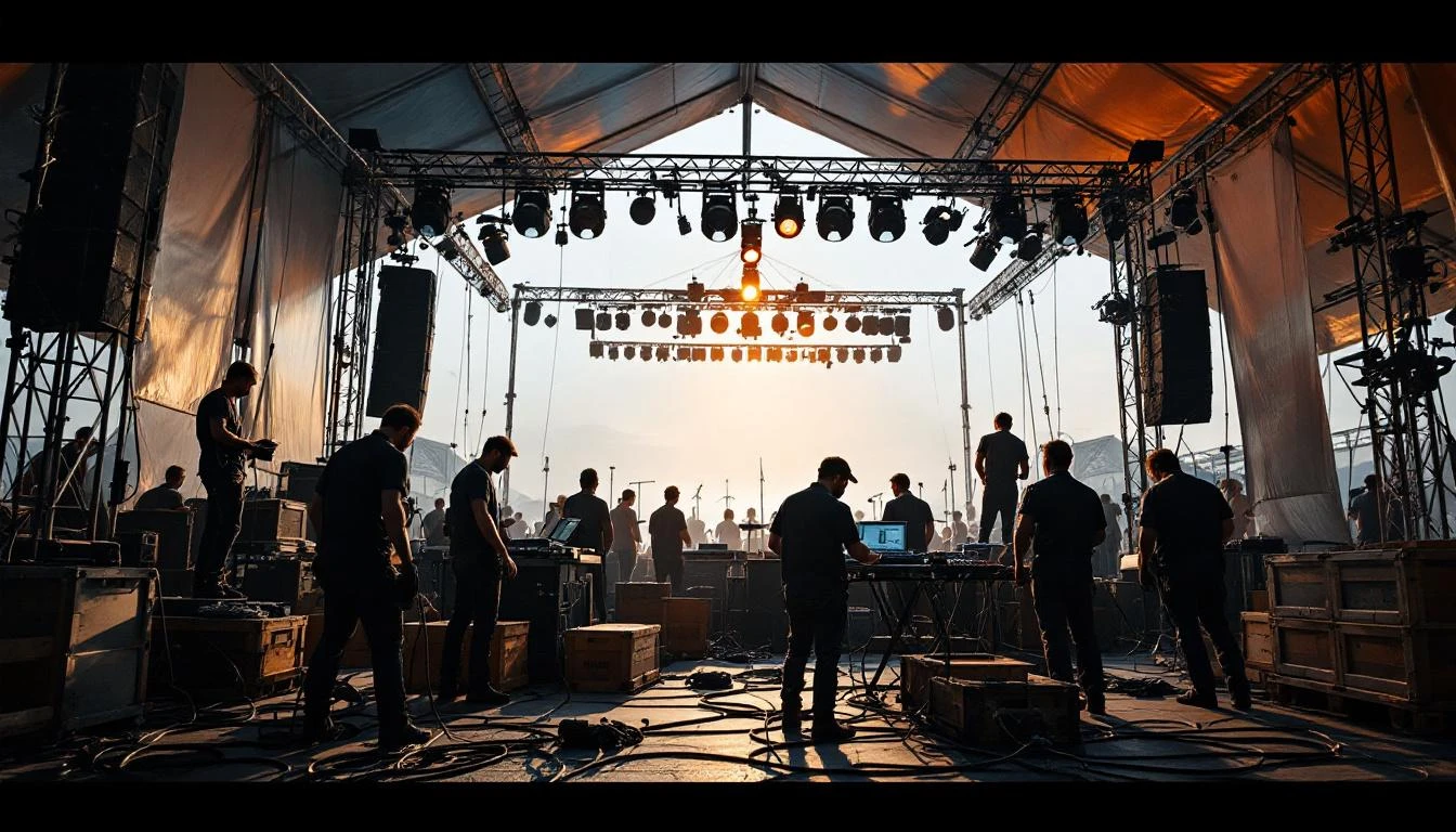 Régie technique festival : spécificités et défis logistiques